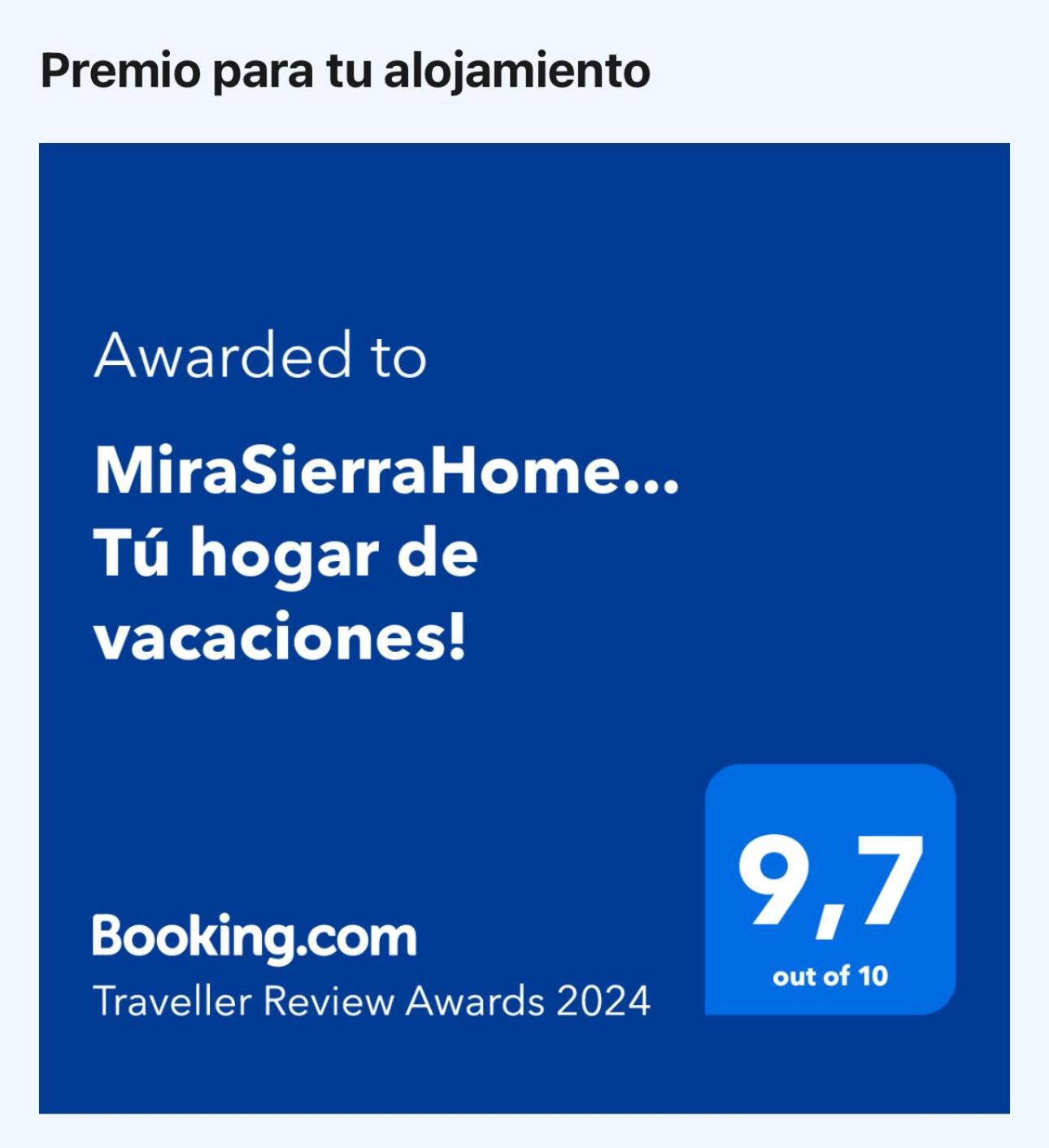 Appartement Mirasierrahome... Tu Hogar De Vacaciones!